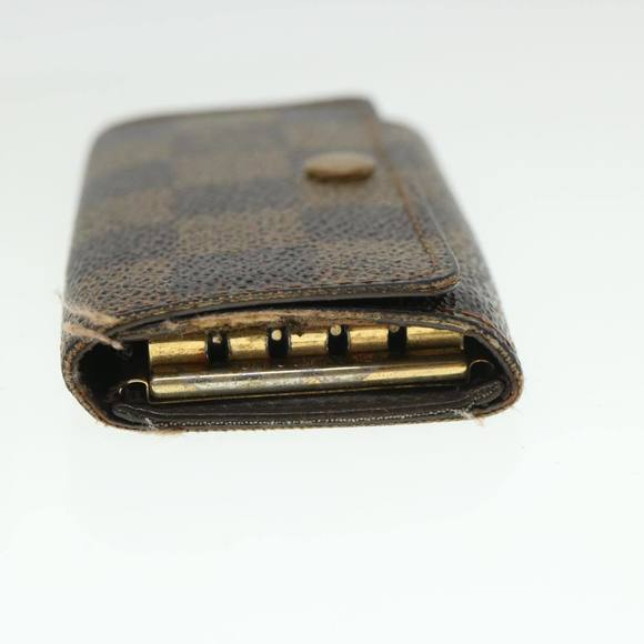 LOUIS VUITTON Damier Ebene Multi Cles 4 Key Case N62631 LV Auth 55068 - Picture 4 of 16